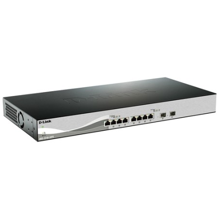 D-LINK SWITCH 10 PORTE MANAGED L2/L3 10G ETHERNET (100/1000/10000) 1U NERO