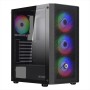 NUWO CASE ATX RODAN R603 NERO 0.5MM SPCC, 3 USB3.0/2.0 4, FAN ARGB FRONT RETE E SIDE GLASS