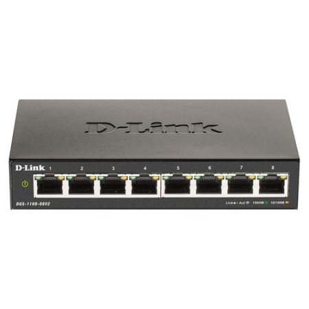 D-LINK SWITCH 8 PORTE GIGABIT SMART MANAGED