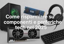 Come risparmiare su componenti e periferiche tech nel 2025